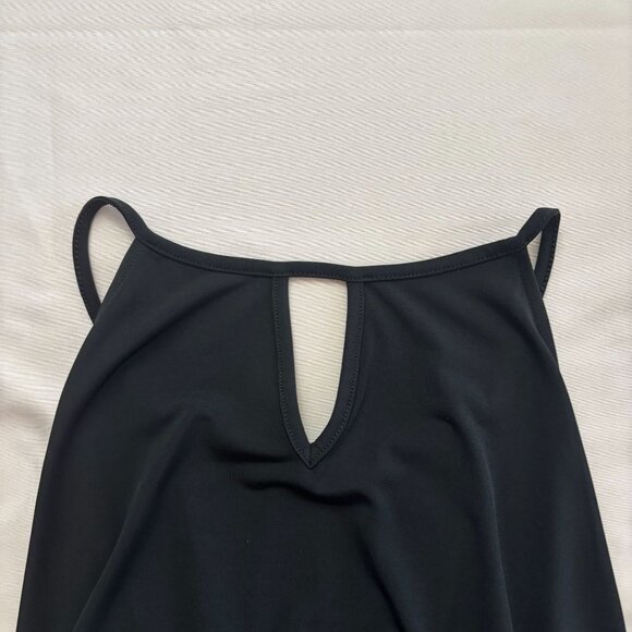 41 Hawthorn Lowrey Halter Neckline Knit Jumpsuit - Black - Size LP - Picture 2 of 10